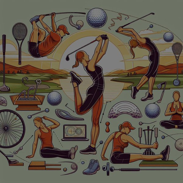 Quels exercices de flexibilité peuvent aider à augmenter l'amplitude du mouvement dans le swing de golf?